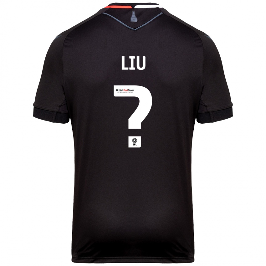 Niño Camiseta Ryan Liu #0 Negro 2ª Equipación 2024/25 La Camisa Chile