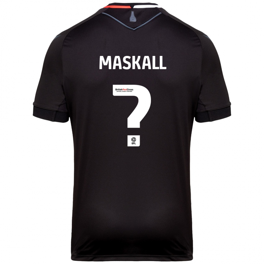 Niño Camiseta Josh Maskall #0 Negro 2ª Equipación 2024/25 La Camisa Chile