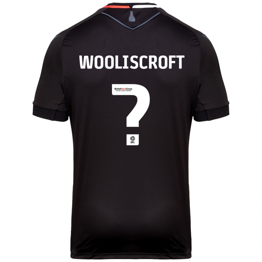 Niño Camiseta Morgan Wooliscroft #0 Negro 2ª Equipación 2024/25 La Camisa Chile