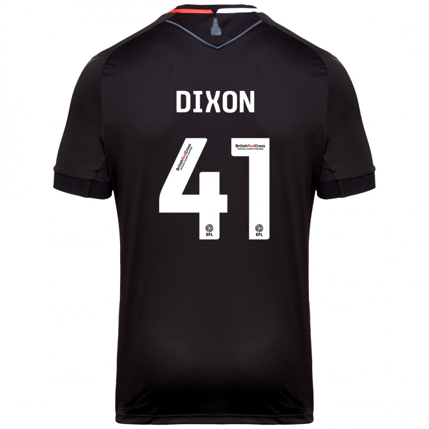 Niño Camiseta Jaden Dixon #41 Negro 2ª Equipación 2024/25 La Camisa Chile