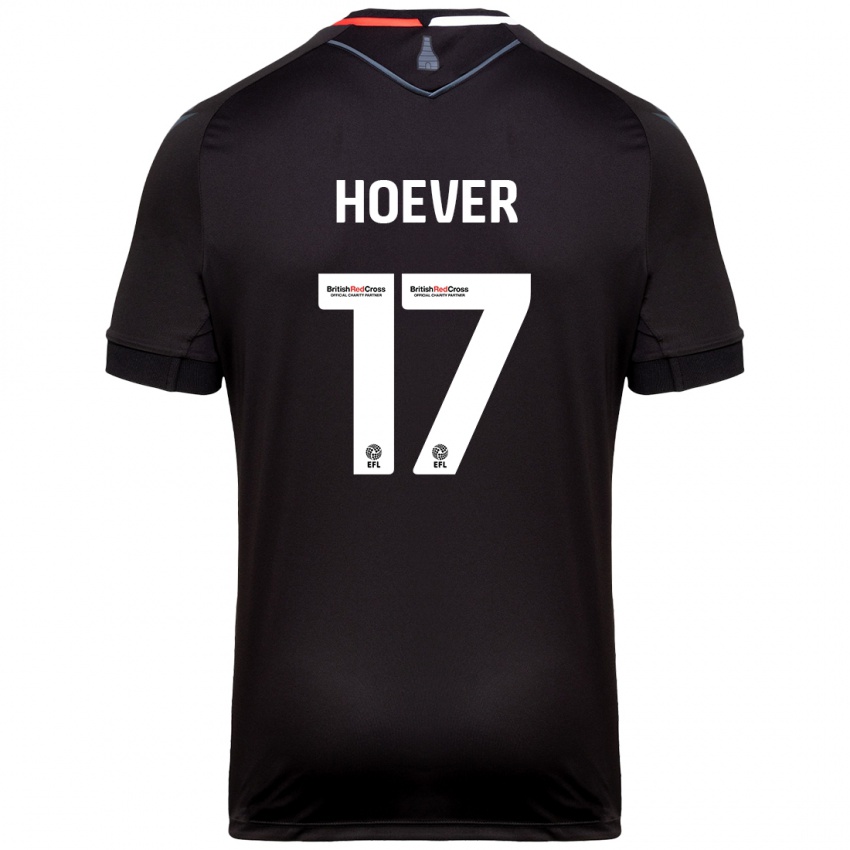 Niño Camiseta Ki-Jana Hoever #17 Negro 2ª Equipación 2024/25 La Camisa Chile