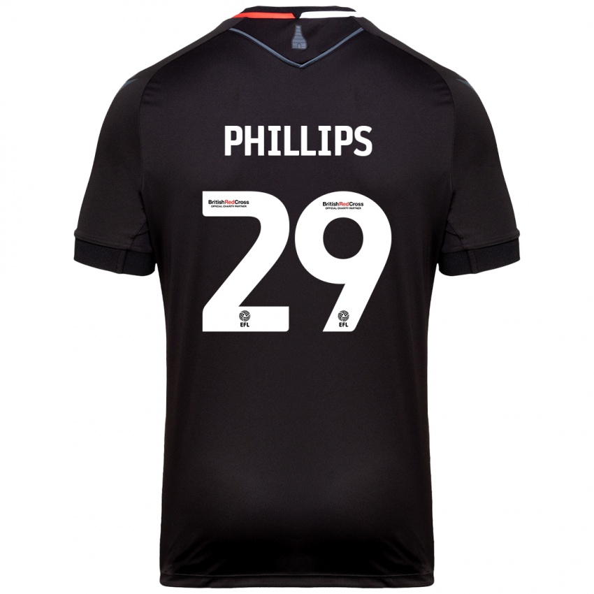 Niño Camiseta D'margio Wright-Phillips #29 Negro 2ª Equipación 2024/25 La Camisa Chile