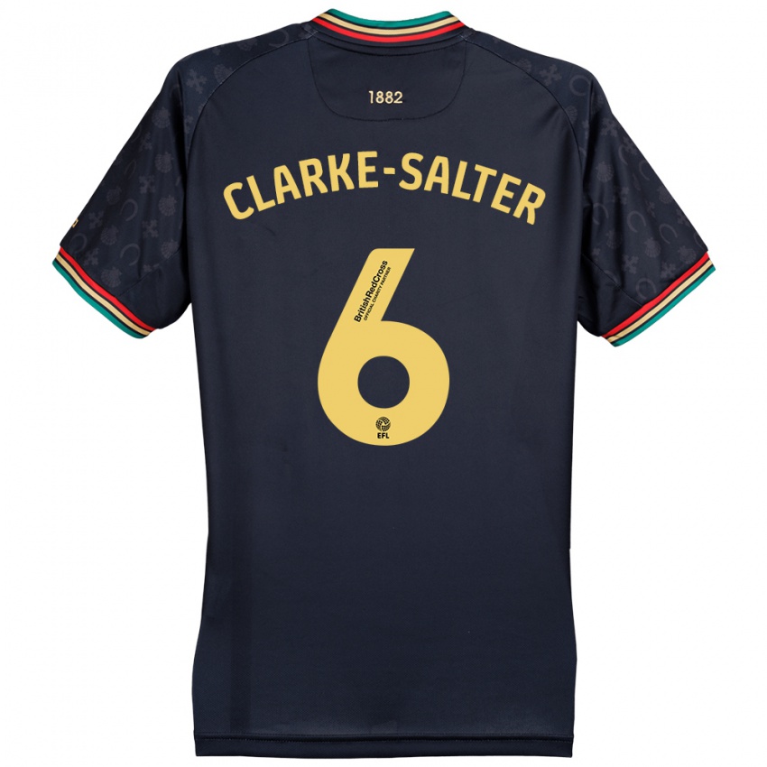 Niño Camiseta Jake Clarke-Salter #6 Azul Marino Oscuro 2ª Equipación 2024/25 La Camisa Chile