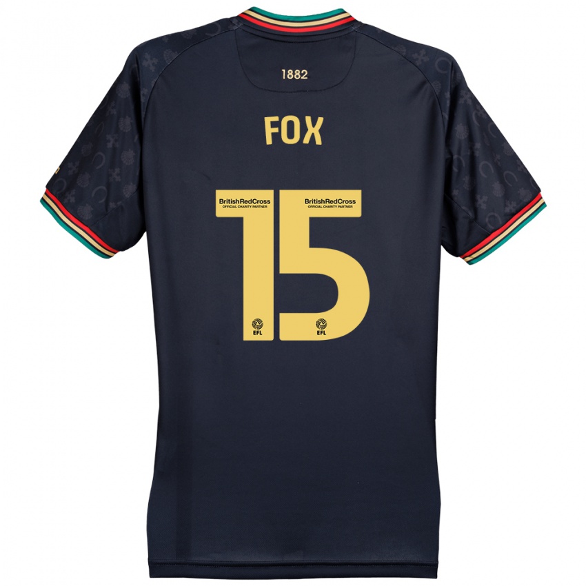 Niño Camiseta Morgan Fox #15 Azul Marino Oscuro 2ª Equipación 2024/25 La Camisa Chile