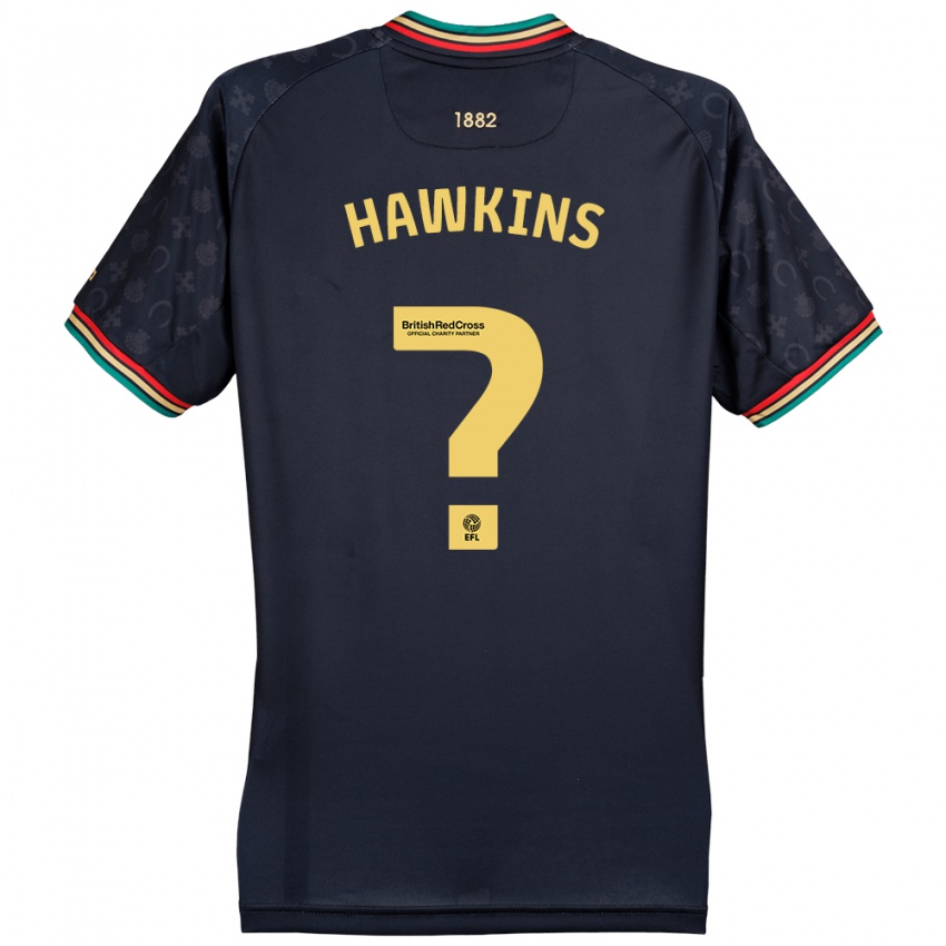 Niño Camiseta Henry Hawkins #0 Azul Marino Oscuro 2ª Equipación 2024/25 La Camisa Chile