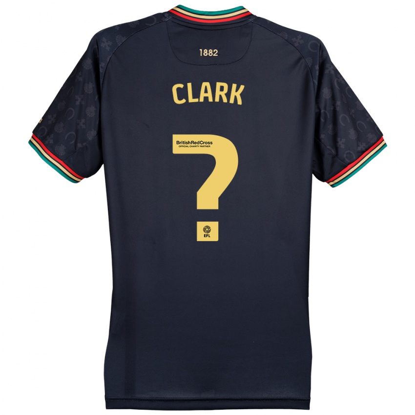 Niño Camiseta Conor Clark #0 Azul Marino Oscuro 2ª Equipación 2024/25 La Camisa Chile