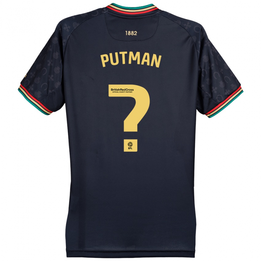 Niño Camiseta Jaiden Putman #0 Azul Marino Oscuro 2ª Equipación 2024/25 La Camisa Chile