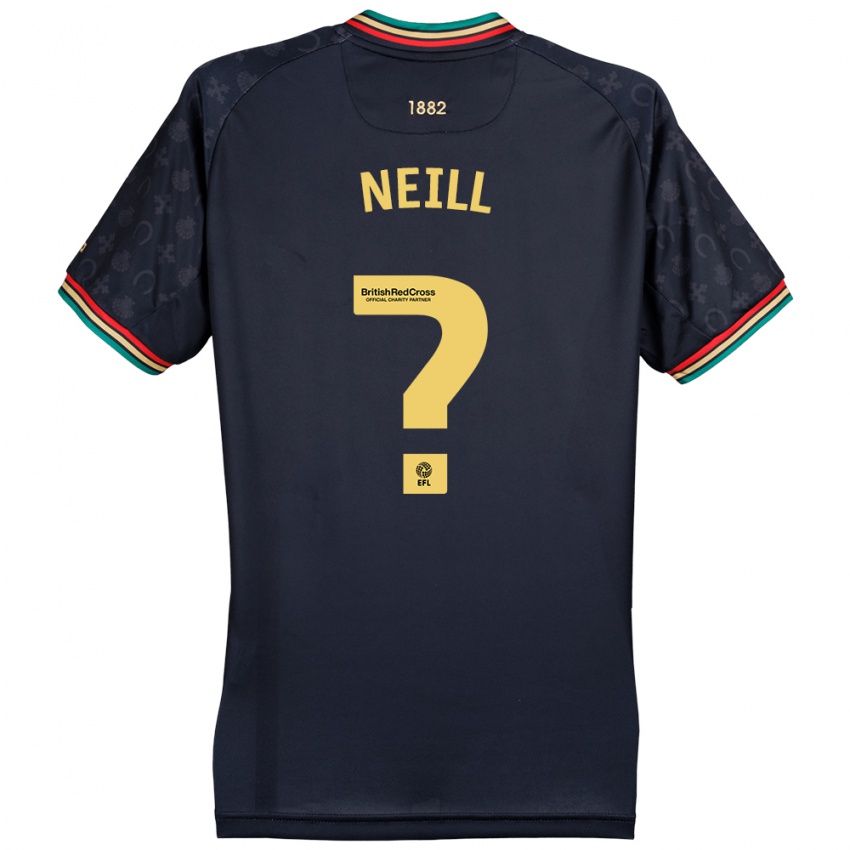 Niño Camiseta Fraser Neill #0 Azul Marino Oscuro 2ª Equipación 2024/25 La Camisa Chile