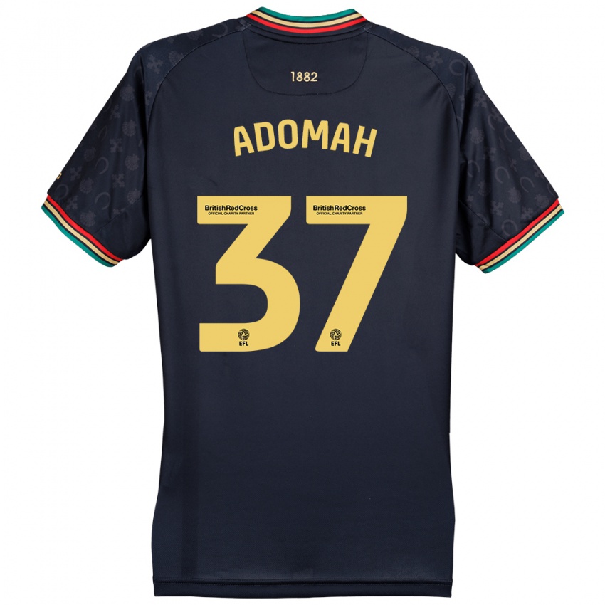 Niño Camiseta Albert Adomah #37 Azul Marino Oscuro 2ª Equipación 2024/25 La Camisa Chile