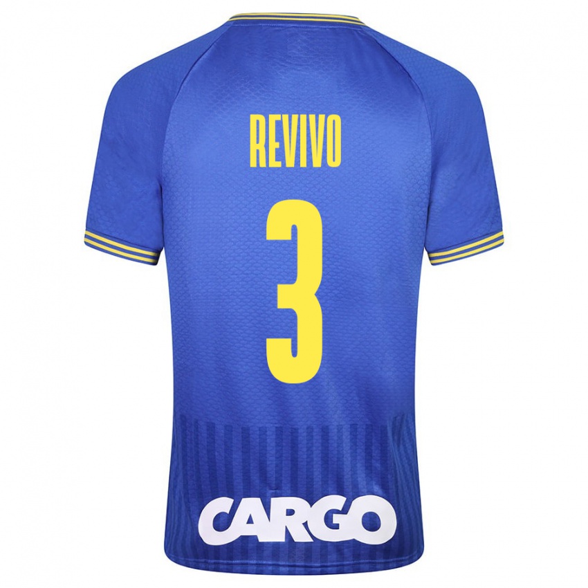 Niño Camiseta Roy Revivo #3 Blanco 2ª Equipación 2024/25 La Camisa Chile