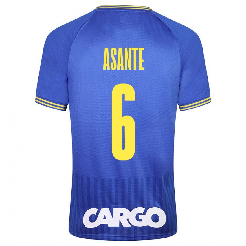 Niño Camiseta Tyrese Asante #6 Blanco 2ª Equipación 2024/25 La Camisa Chile