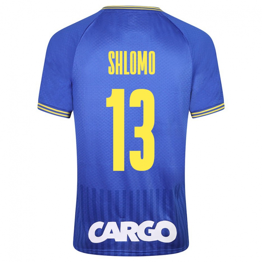 Niño Camiseta Raz Shlomo #13 Blanco 2ª Equipación 2024/25 La Camisa Chile