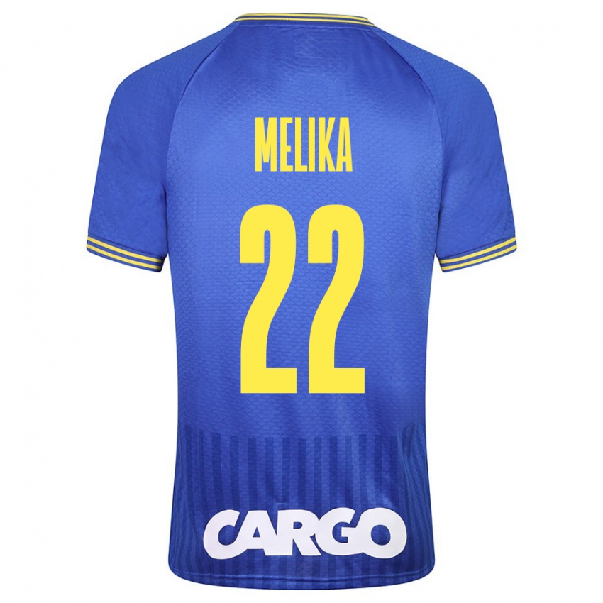 Niño Camiseta Ofek Melika #22 Blanco 2ª Equipación 2024/25 La Camisa Chile