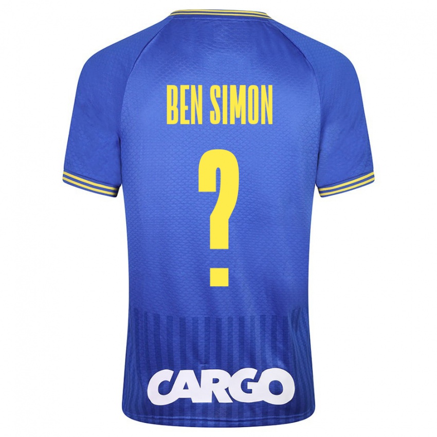 Niño Camiseta Ilay Ben Simon #0 Blanco 2ª Equipación 2024/25 La Camisa Chile