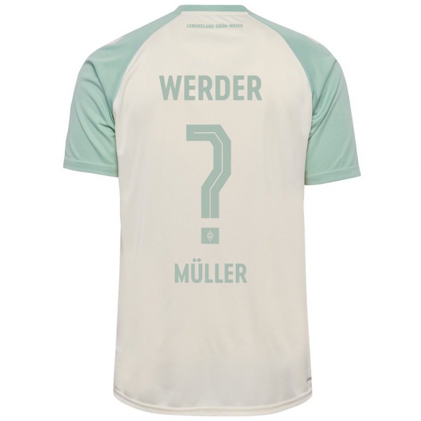 Niño Camiseta Vincent Müller #0 Blanquecino Verde Claro 2ª Equipación 2024/25 La Camisa Chile