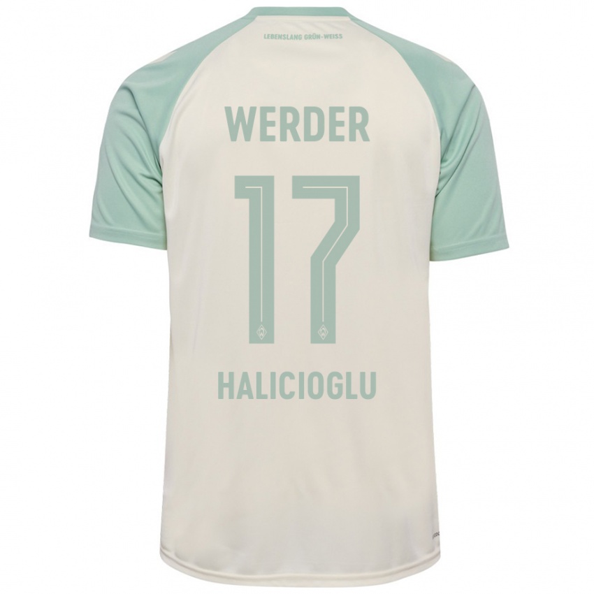 Niño Camiseta Arda Halicioglu #17 Blanquecino Verde Claro 2ª Equipación 2024/25 La Camisa Chile