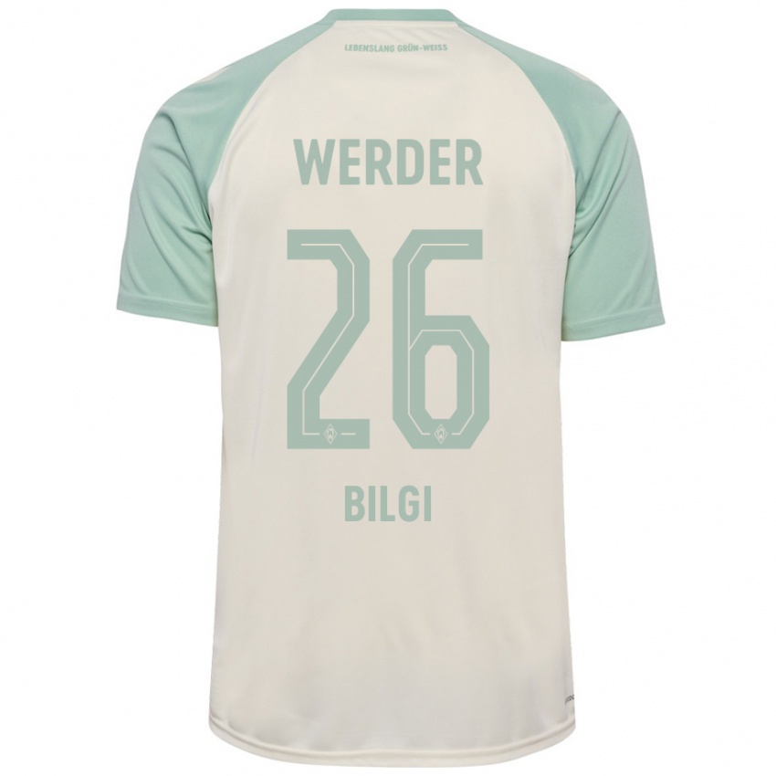 Niño Camiseta Süleyman Bilgi #26 Blanquecino Verde Claro 2ª Equipación 2024/25 La Camisa Chile