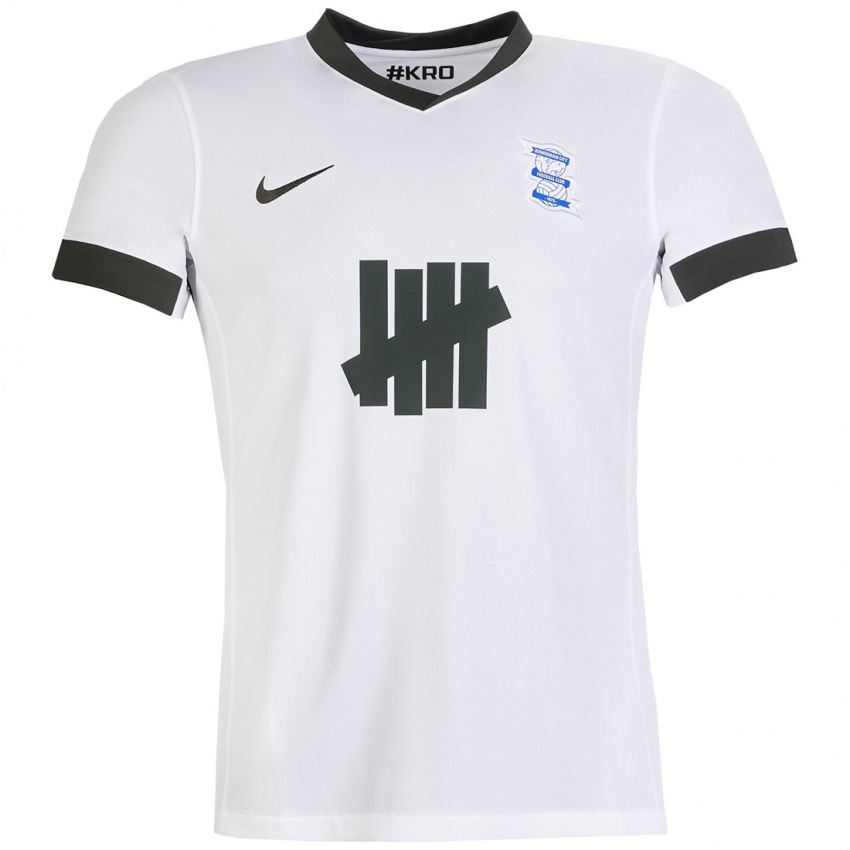 Niño Camiseta Ihren Namen #0 Blanco Negro 2ª Equipación 2024/25 La Camisa Chile