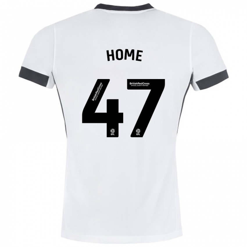 Niño Camiseta Josh Home #47 Blanco Negro 2ª Equipación 2024/25 La Camisa Chile