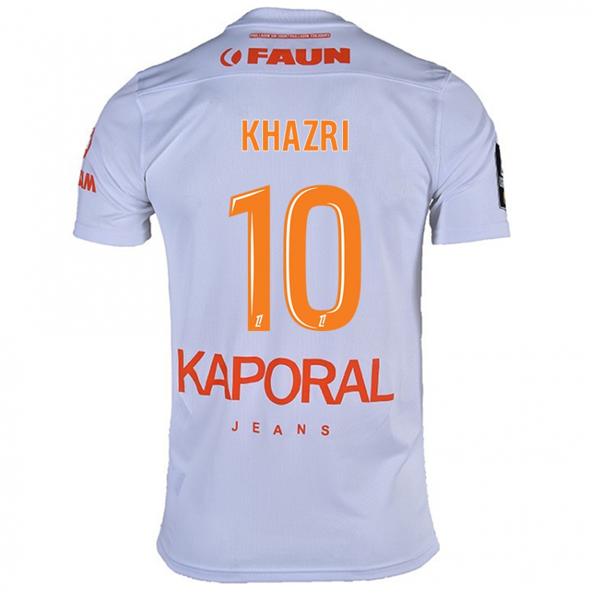 Niño Camiseta Wahbi Khazri #10 Blanco 2ª Equipación 2024/25 La Camisa Chile