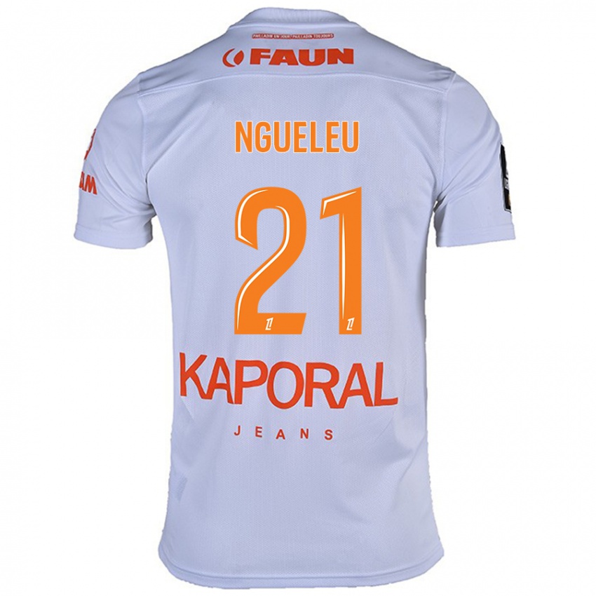 Niño Camiseta Nina Ngueleu #21 Blanco 2ª Equipación 2024/25 La Camisa Chile