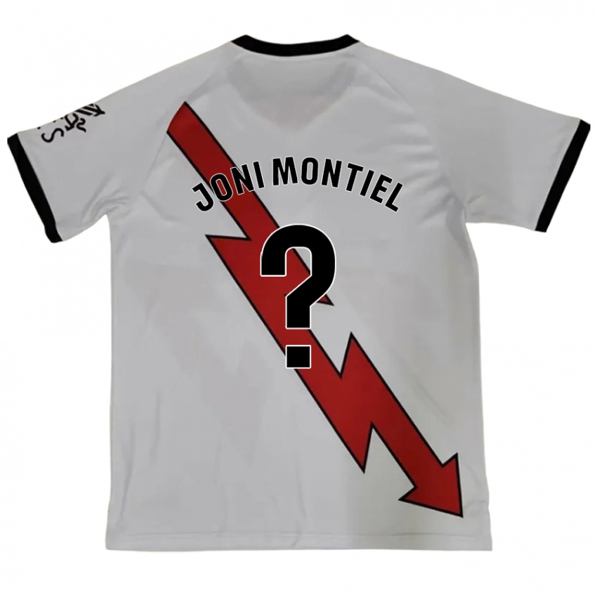 Niño Camiseta Joni Montiel #0 Rojo 2ª Equipación 2024/25 La Camisa Chile