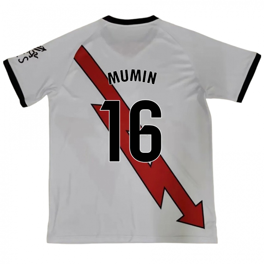 Niño Camiseta Abdul Mumin #16 Rojo 2ª Equipación 2024/25 La Camisa Chile