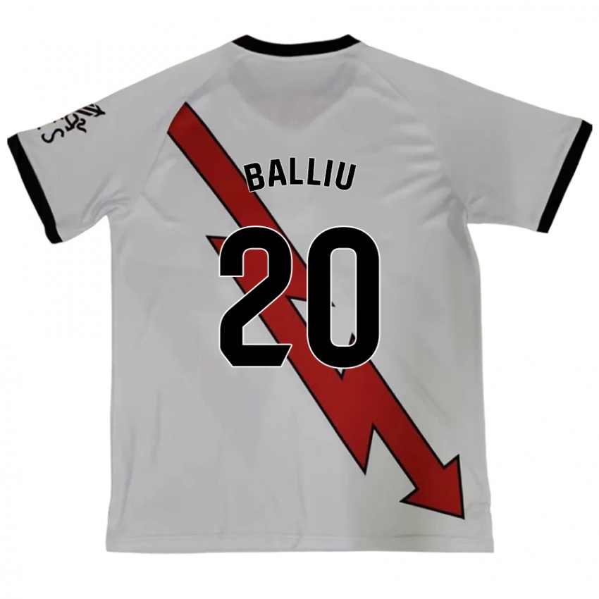 Niño Camiseta Iván Balliu #20 Rojo 2ª Equipación 2024/25 La Camisa Chile