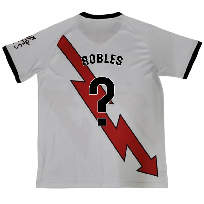 Niño Camiseta Diego Robles #0 Rojo 2ª Equipación 2024/25 La Camisa Chile