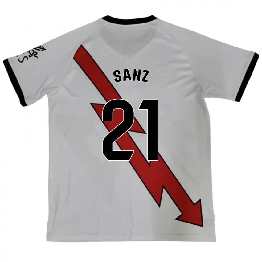 Niño Camiseta Luismi Sanz #21 Rojo 2ª Equipación 2024/25 La Camisa Chile