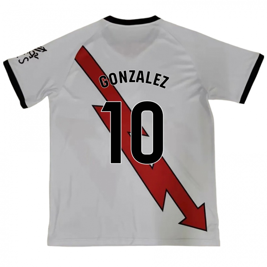 Niño Camiseta Alba Gonzalez Perez #10 Rojo 2ª Equipación 2024/25 La Camisa Chile