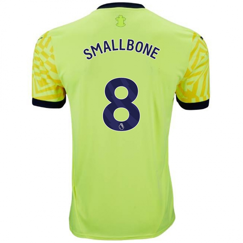 Niño Camiseta Will Smallbone #8 Amarillo 2ª Equipación 2024/25 La Camisa Chile