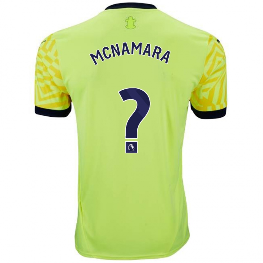 Niño Camiseta Josh Mcnamara #0 Amarillo 2ª Equipación 2024/25 La Camisa Chile