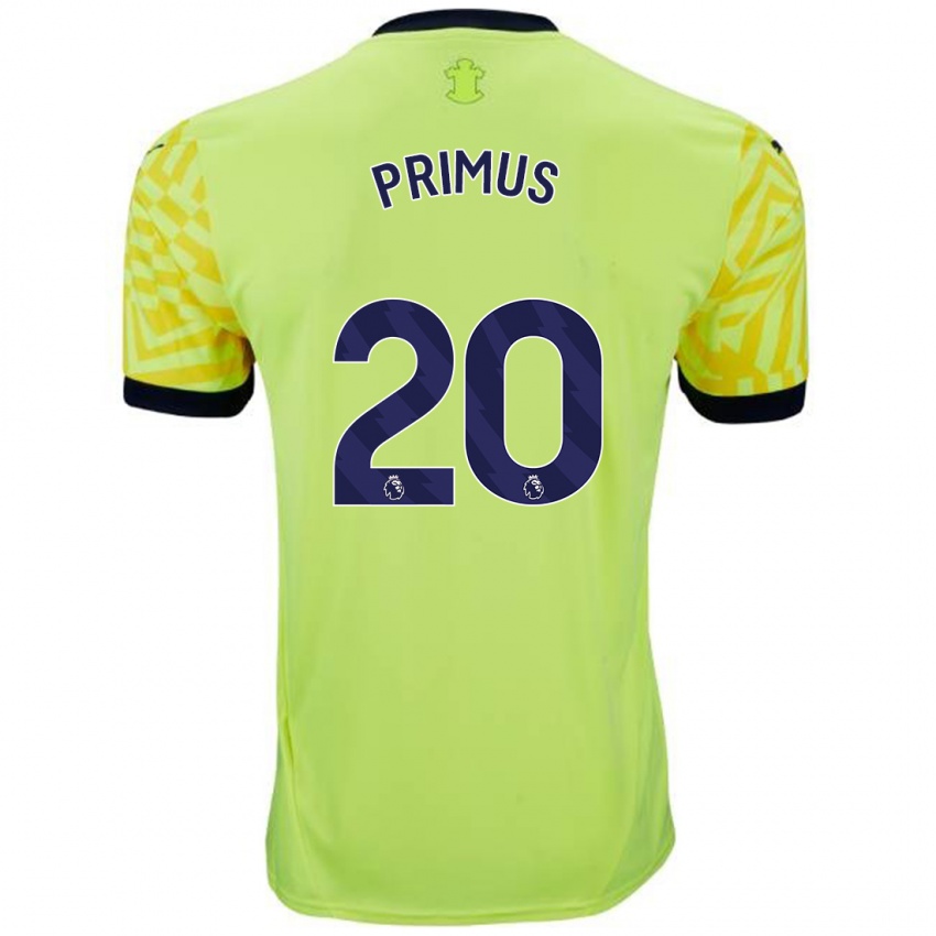 Niño Camiseta Atlanta Primus #20 Amarillo 2ª Equipación 2024/25 La Camisa Chile