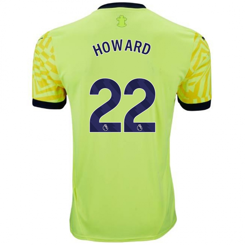 Niño Camiseta Bethany-May Howard #22 Amarillo 2ª Equipación 2024/25 La Camisa Chile