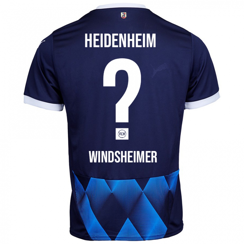 Niño Camiseta Tim Windsheimer #0 Azul Marino Oscuro 2ª Equipación 2024/25 La Camisa Chile