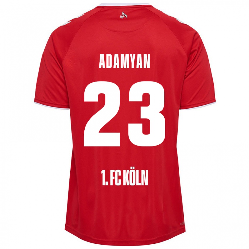 Niño Camiseta Sargis Adamyan #23 Rojo Blanco 2ª Equipación 2024/25 La Camisa Chile