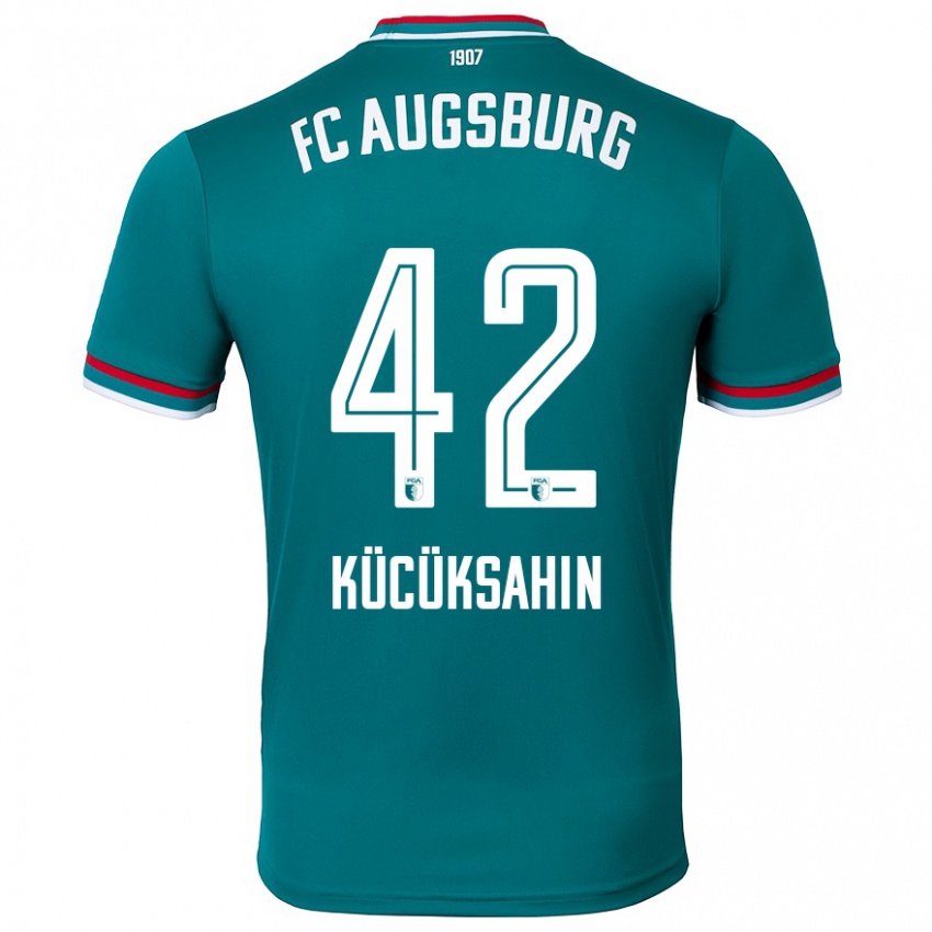 Niño Camiseta Mahmut Kücüksahin #42 Verde Oscuro 2ª Equipación 2024/25 La Camisa Chile