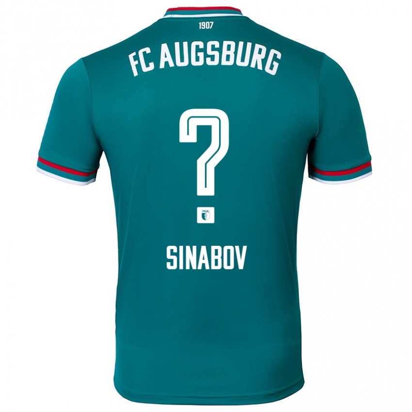 Niño Camiseta Albert Sinabov #0 Verde Oscuro 2ª Equipación 2024/25 La Camisa Chile