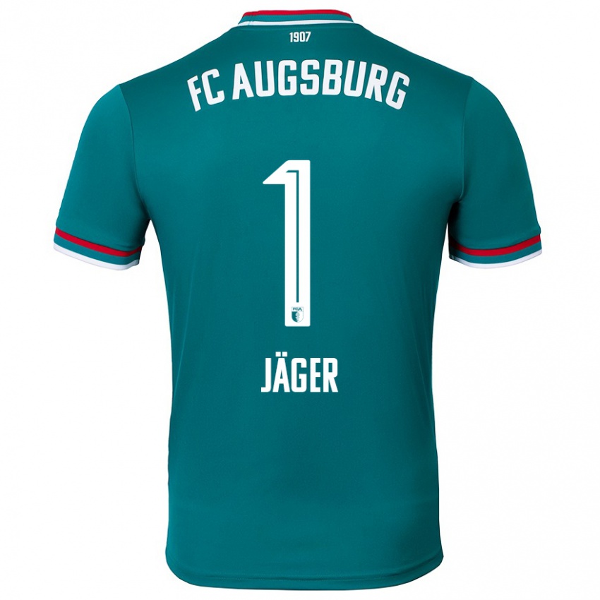 Niño Camiseta Tobias Jäger #1 Verde Oscuro 2ª Equipación 2024/25 La Camisa Chile