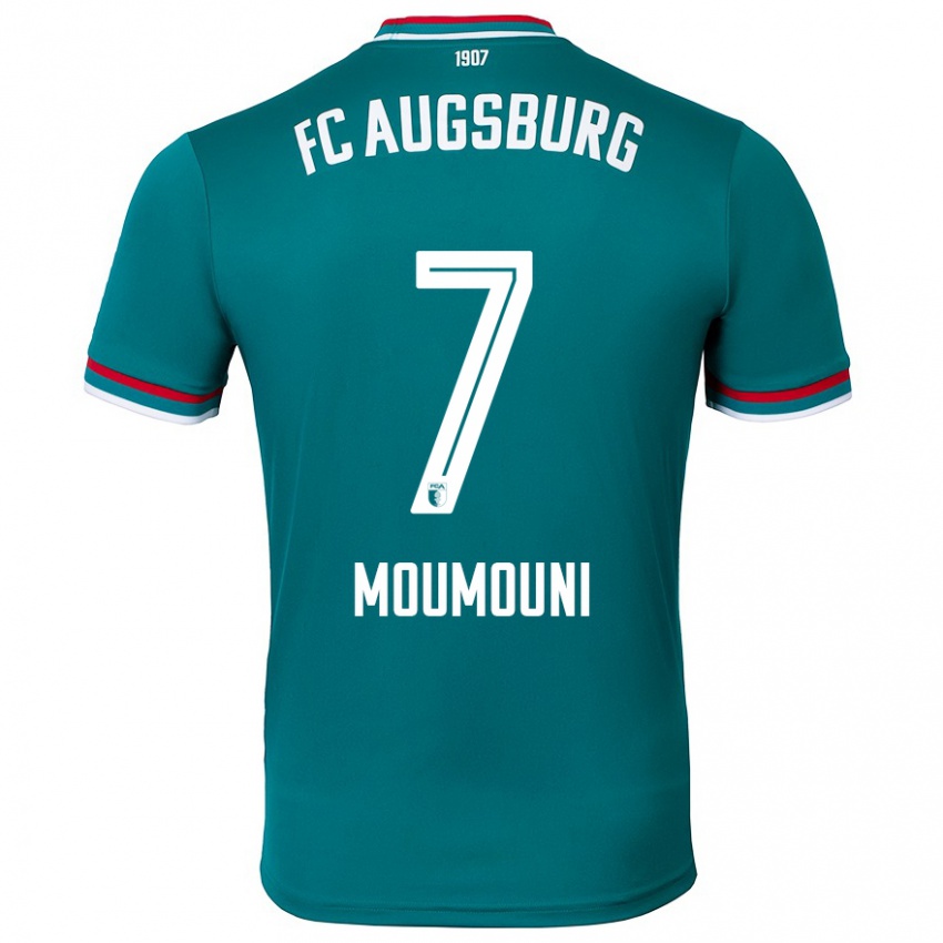 Niño Camiseta Faris Moumouni #7 Verde Oscuro 2ª Equipación 2024/25 La Camisa Chile