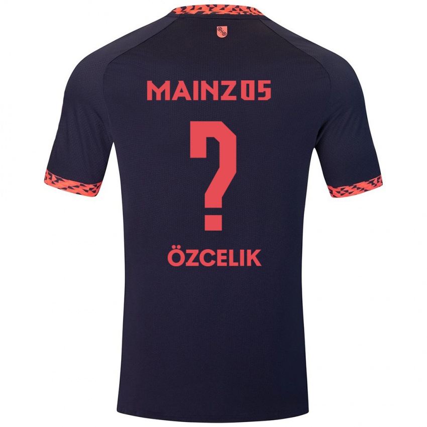 Niño Camiseta Mehmet Özcelik #0 Azul Coral Rojo 2ª Equipación 2024/25 La Camisa Chile