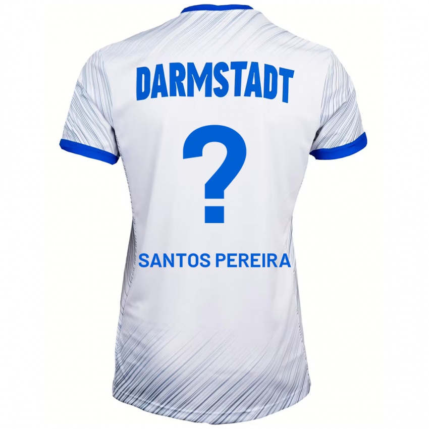 Niño Camiseta Diogo Dos Santos Pereira #0 Blanco Azul 2ª Equipación 2024/25 La Camisa Chile