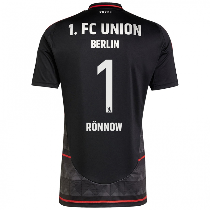 Niño Camiseta Frederik Rönnow #1 Negro 2ª Equipación 2024/25 La Camisa Chile