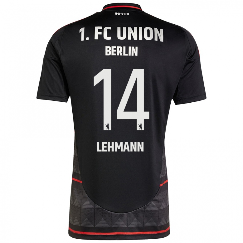 Niño Camiseta Noah Lehmann #14 Negro 2ª Equipación 2024/25 La Camisa Chile