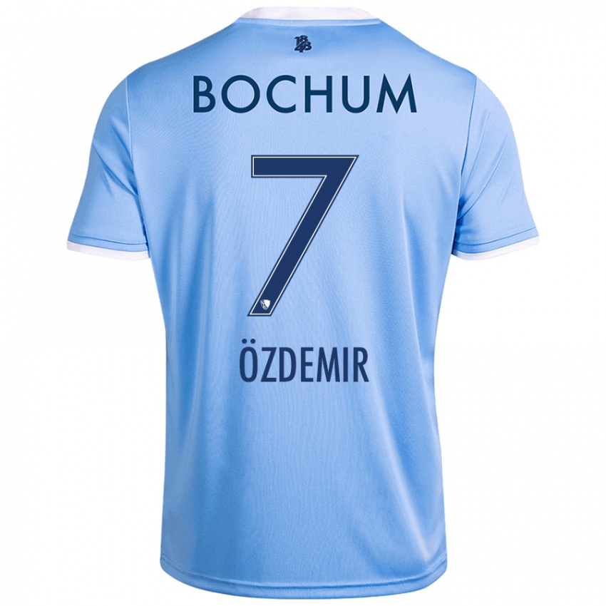 Niño Camiseta Tolga Özdemir #7 Azul Cielo 2ª Equipación 2024/25 La Camisa Chile