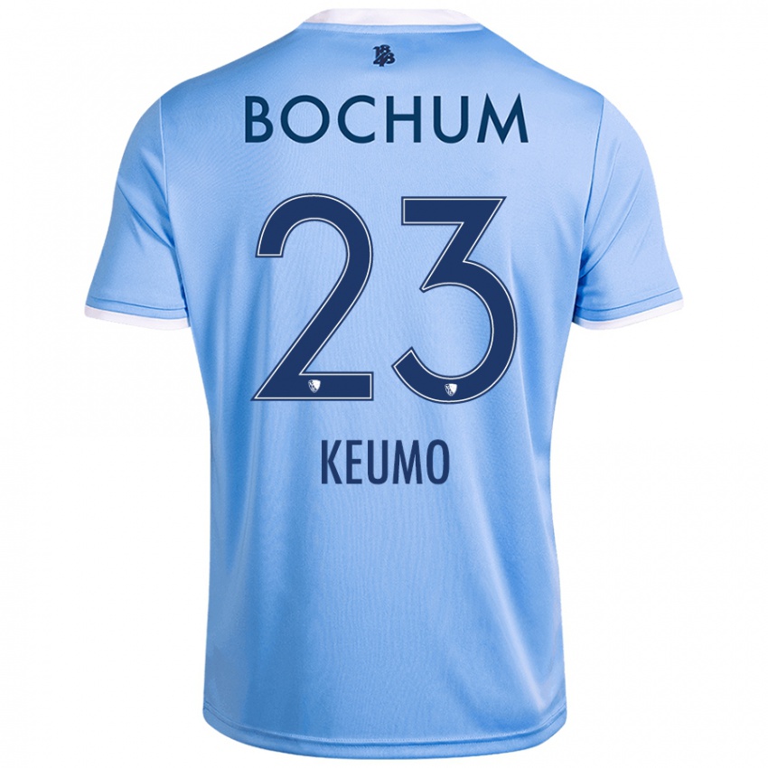 Niño Camiseta Owono-Darnell Keumo #23 Azul Cielo 2ª Equipación 2024/25 La Camisa Chile