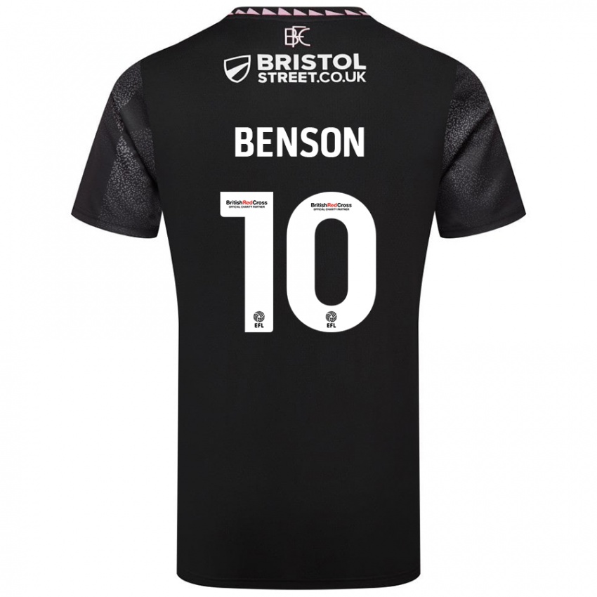 Niño Camiseta Benson Manuel #10 Negro 2ª Equipación 2024/25 La Camisa Chile