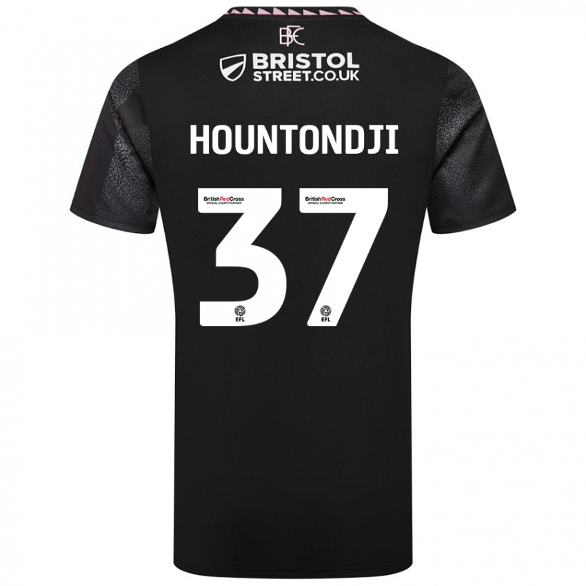 Niño Camiseta Andreas Hountondji #37 Negro 2ª Equipación 2024/25 La Camisa Chile