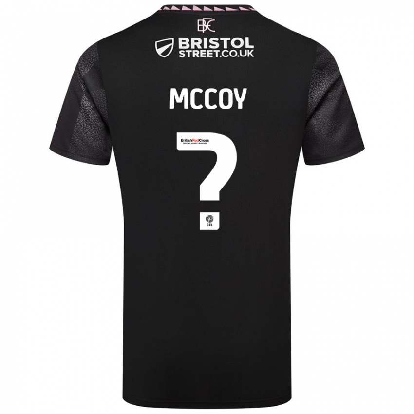 Niño Camiseta Adam Mccoy #0 Negro 2ª Equipación 2024/25 La Camisa Chile